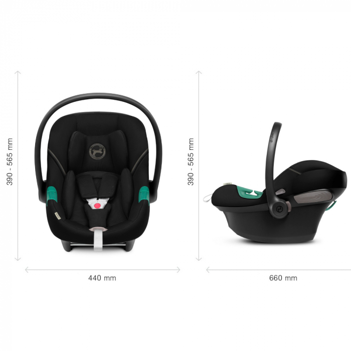 Scoica auto Cybex Aton S2 i-Size Monument Grey [3]