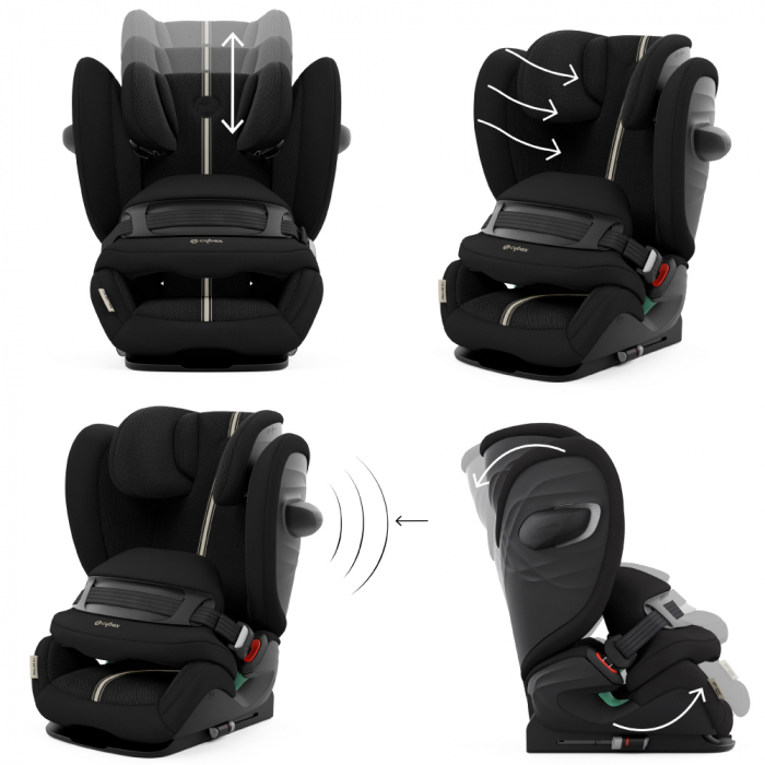 Scaun auto Cybex Pallas G i-Size Plus Moon Black [4]