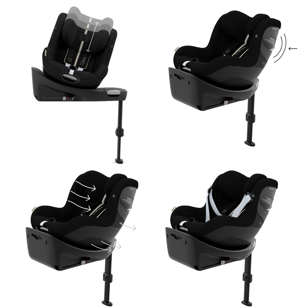 Scaun auto Cybex Sirona G i-Size Plus Moon Black [3]