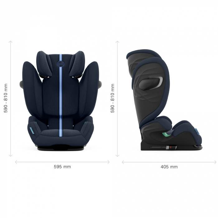 Scaun auto Cybex Solution G i-Fix Plus Ocean Blue [7]