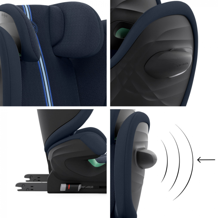 Scaun auto Cybex Solution G i-Fix Plus Ocean Blue [5]