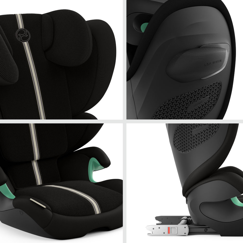 Scaun auto Cybex Solution G2 i-Fix Plus Moon Black-Resigilat [3]
