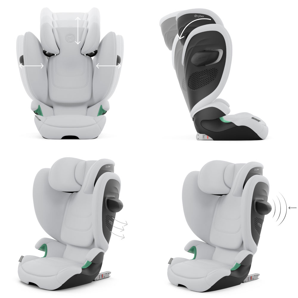 Scaun auto Cybex Solution G2 i-Fix Fog Grey [2]