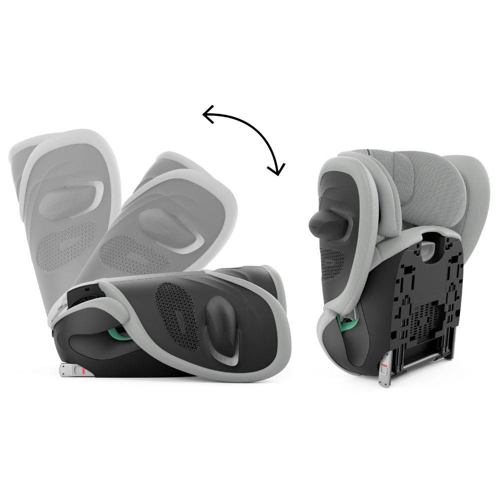 Scaun auto Cybex Solution G2 i-Fix Plus Stone Grey [5]
