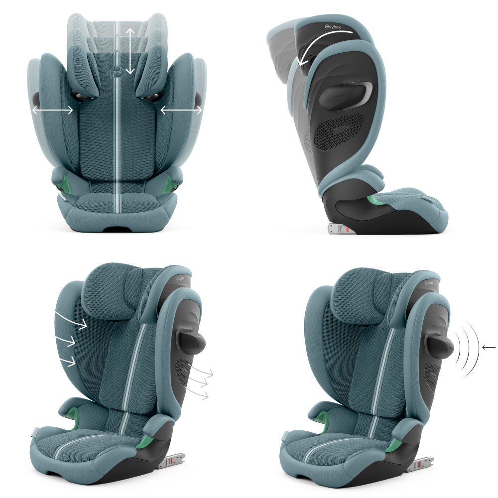 Scaun auto Cybex Solution G2 i-Fix Plus Stormy Blue [2]