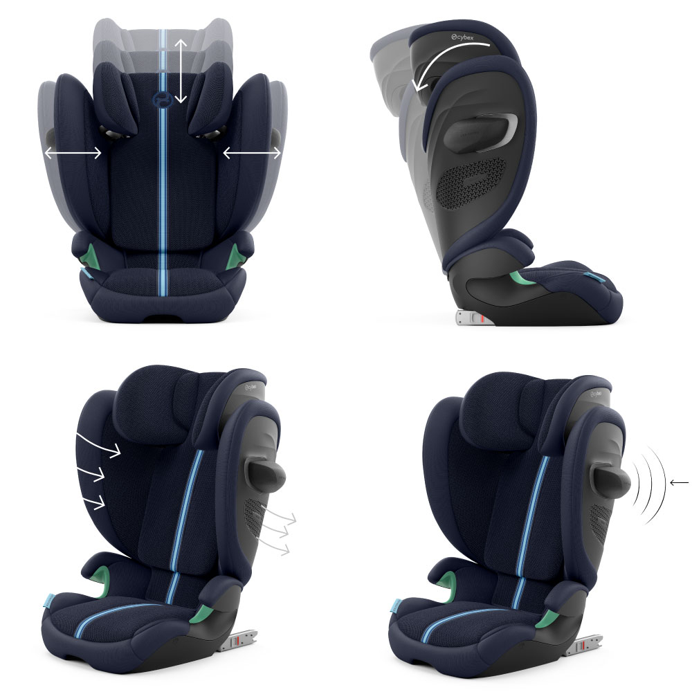Scaun auto Cybex Solution G2 i-Fix Plus Ocean Blue [2]