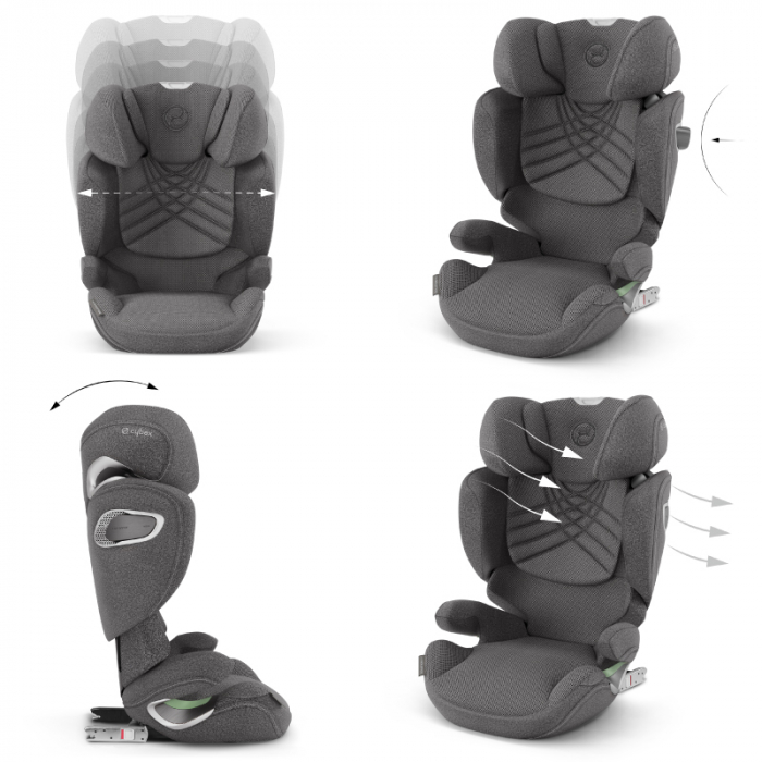 Scaun Auto Cybex Solution T i-Fix Plus Peach Pink [5]