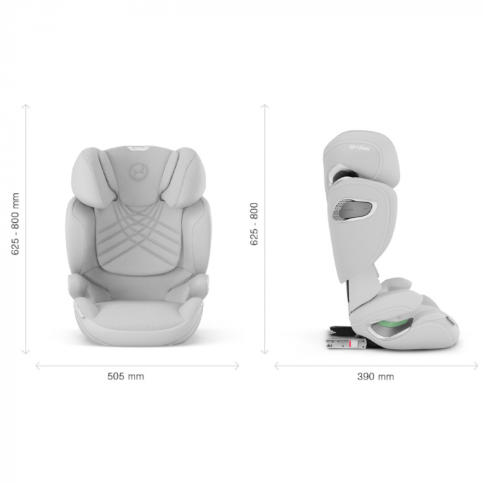 Scaun Auto Cybex Solution T i-Fix Plus Platinum White [7]