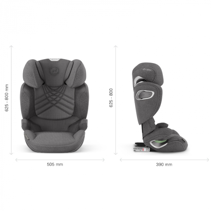 Scaun Auto Cybex Solution T i-Fix Plus Mirage Grey [7]