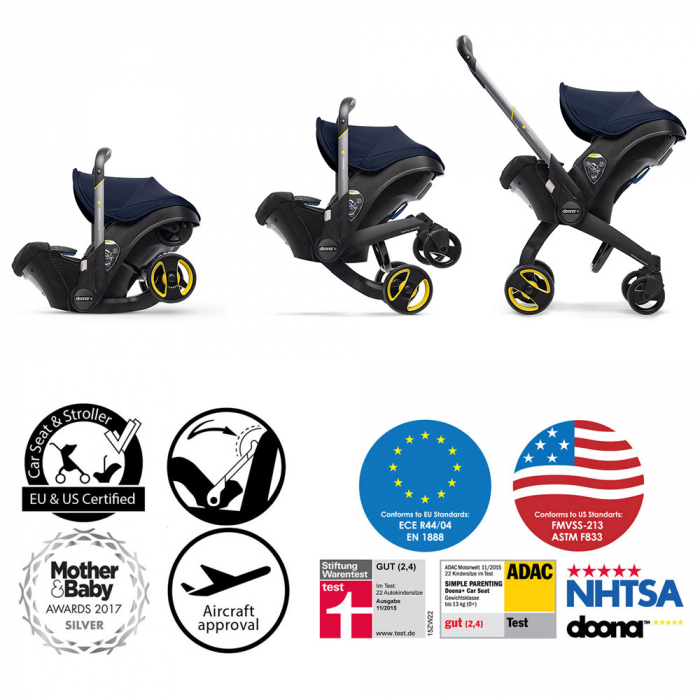 Scoica auto Doona Royal Blue 2 in 1 [7]