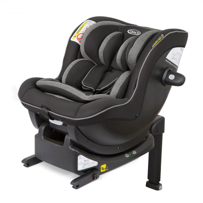 Scaun auto Graco Ascent i-Size exclusiv Rear-Facing Black + Baza Isofix [2]