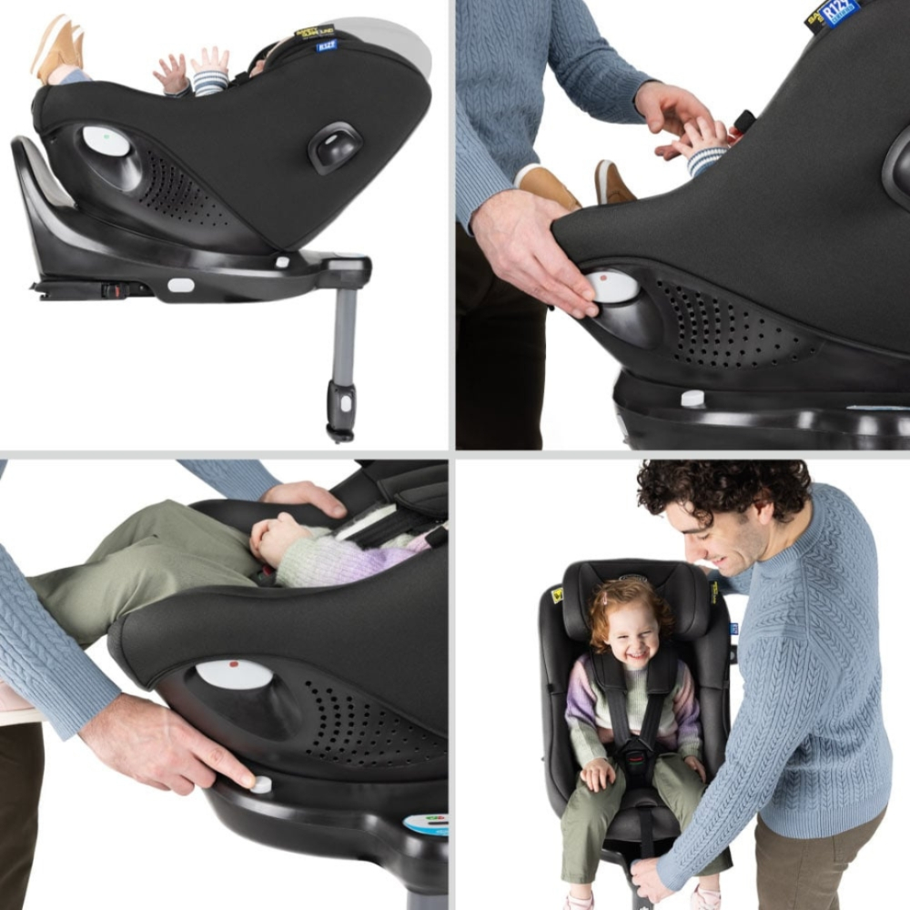 Scaun auto Graco rotativ 360 Turn2Me DLX I-Size Midnight [10]