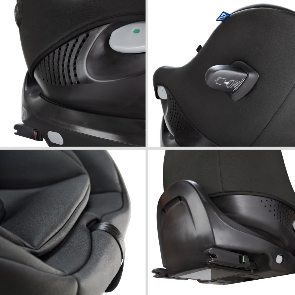 Scaun auto Graco rotativ 360 Turn2Me DLX i-Size Iron [8]