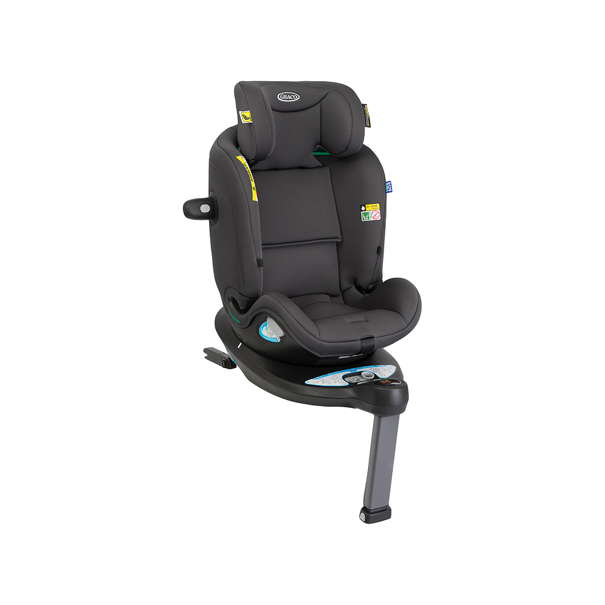 Scaun auto Graco rotativ 360 Turn2Me DLX i-Size Iron [4]