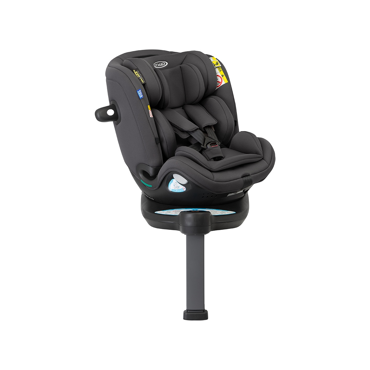 Scaun auto Graco rotativ 360 Turn2Me Grow 0-7 ani I-Size Iron [1]