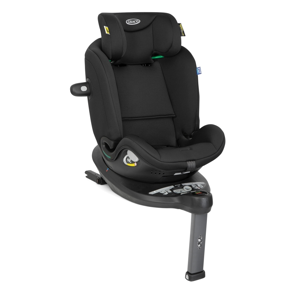 Scaun auto Graco rotativ 360 Turn2Me Grow 0-7 ani I-Size Midnight [5]