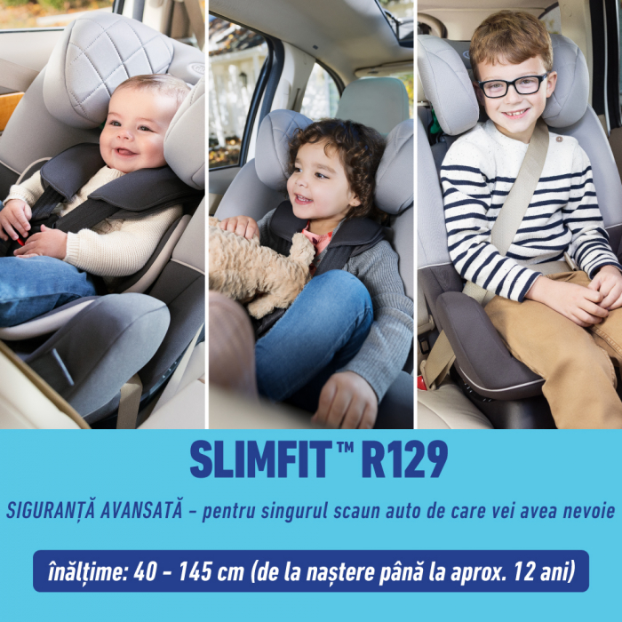 Scaun auto Graco SlimFit i-Size 0-12 ani Midnight - Resigilat [5]