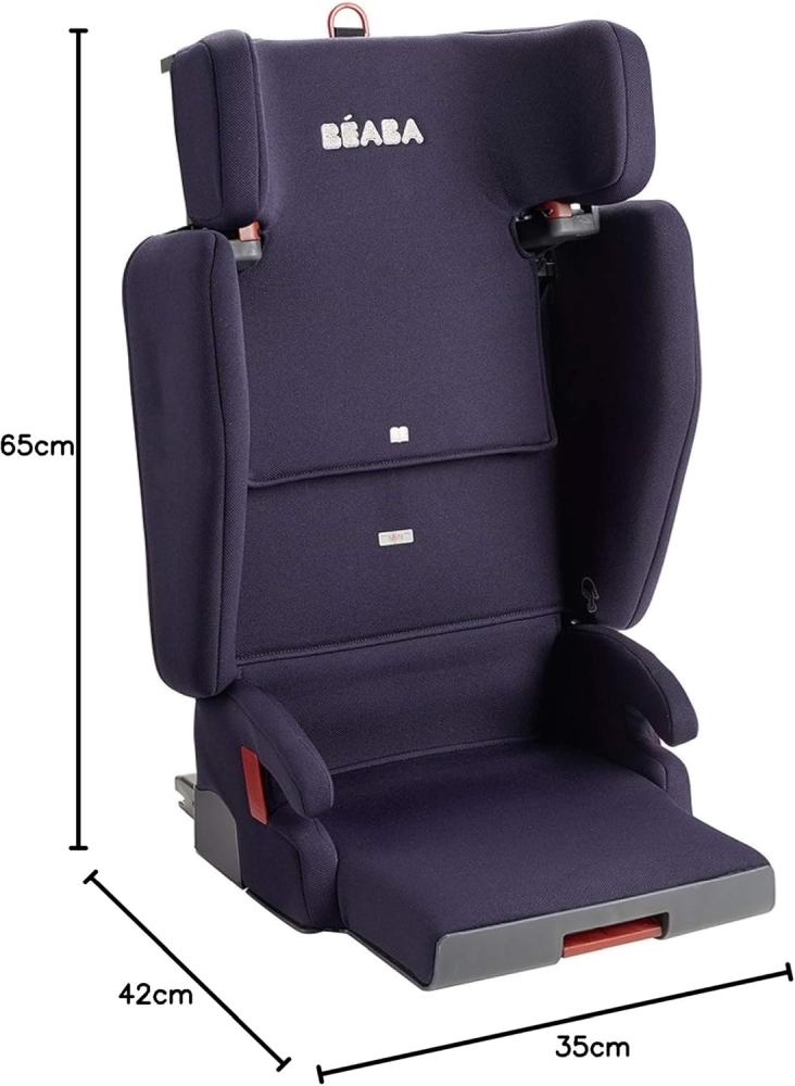 Scaun Auto Pliabil Beaba Pureseat'Fix Isofix Navy Blue [8]