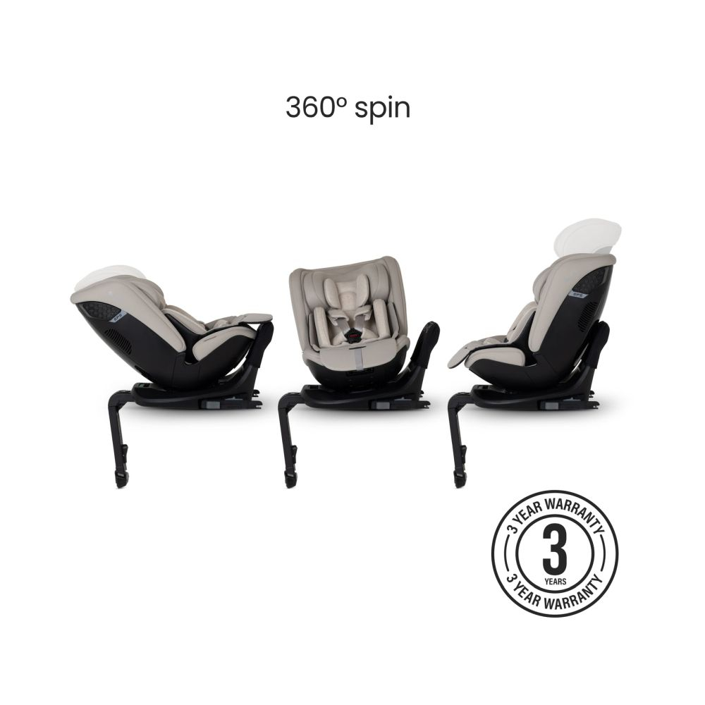 Scaun auto rotativ 360 Silver Cross Motion 3 All-Size Natural Taupe [3]