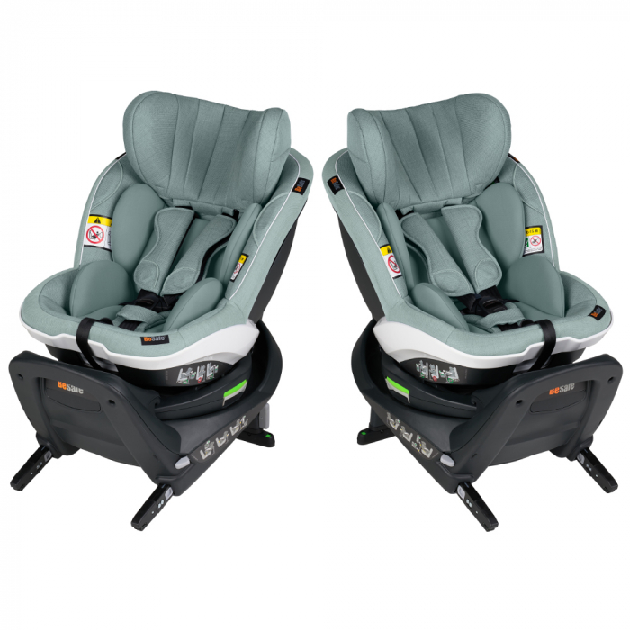 Scaun auto BeSafe iZi Turn i-Size Sea Green Melange [3]