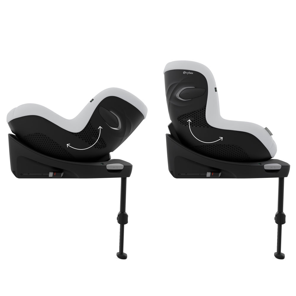 Scaun auto rotativ Cybex Sirona Gi i-Size Fog Grey cu insert nou-nascut [4]