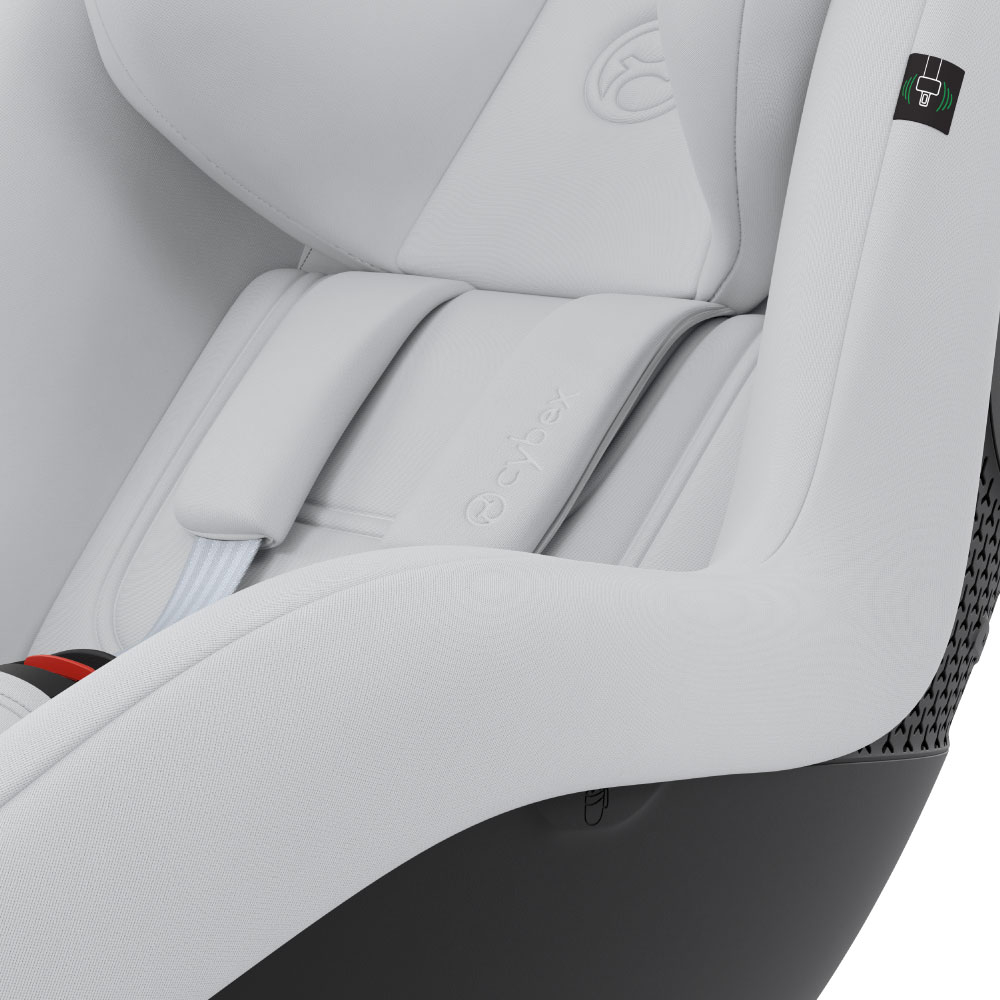 Scaun auto rotativ Cybex Sirona Gi i-Size Fog Grey cu insert nou-nascut [5]