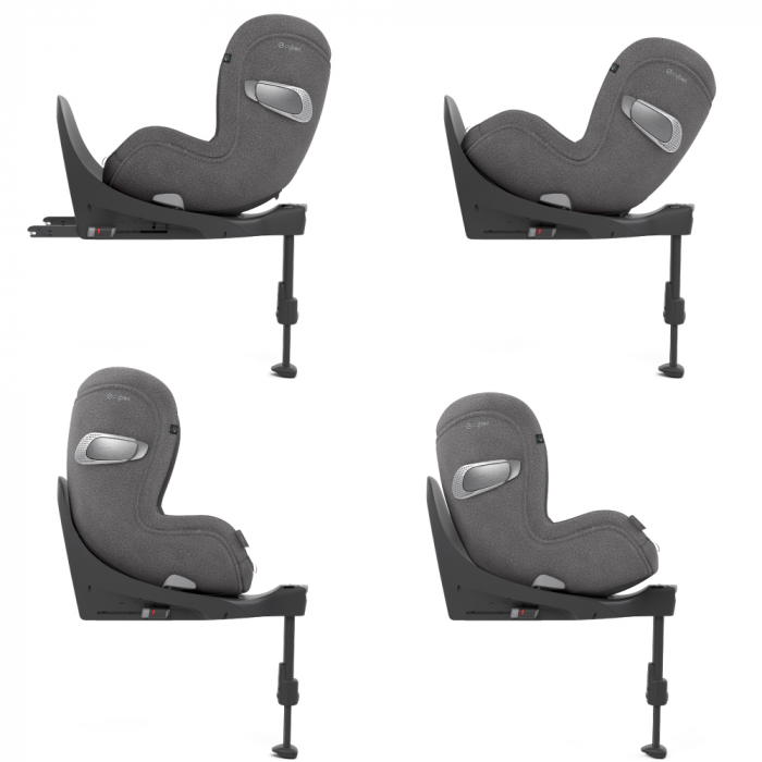 Scaun auto rotativ Cybex Sirona T i-Size Plus Mirage Grey [4]