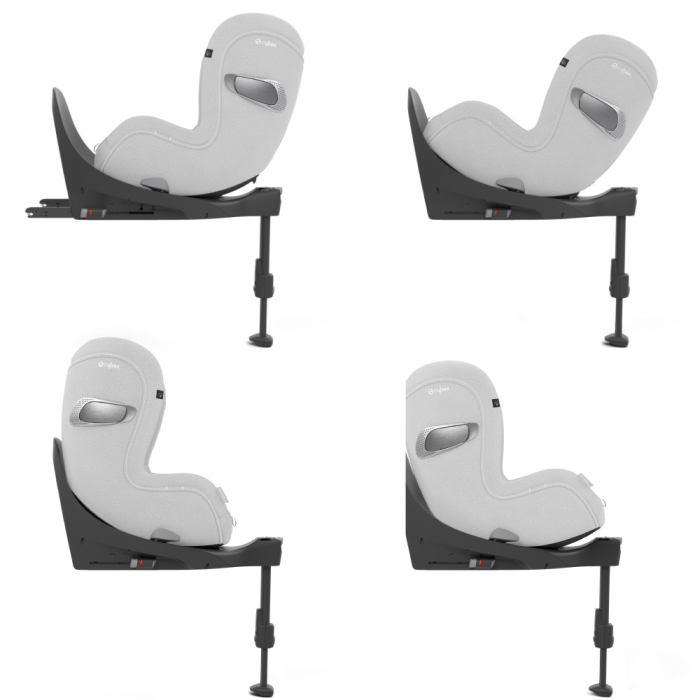 Scaun auto rotativ Cybex Sirona T i-Size Plus Platinum White [4]