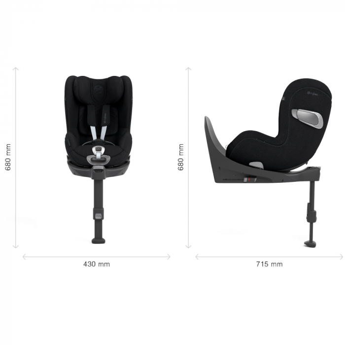 Scaun auto rotativ Cybex Sirona T i-Size Plus Sepia Black [9]