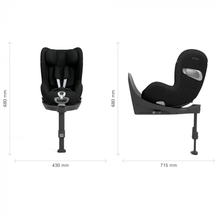 Scaun auto rotativ Cybex Sirona T i-Size Sepia Black [7]