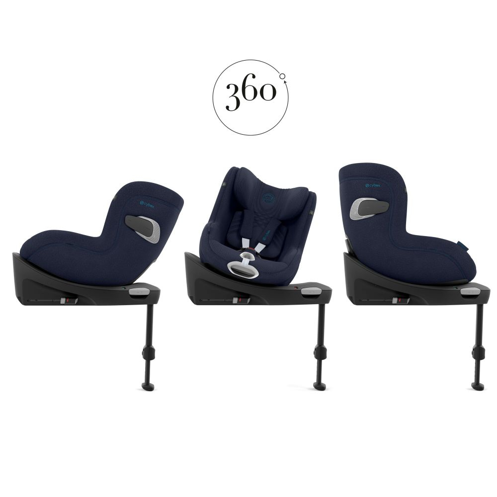 Scaun auto rotativ Cybex Sirona Ti i-Size Plus Nautical Blue [5]