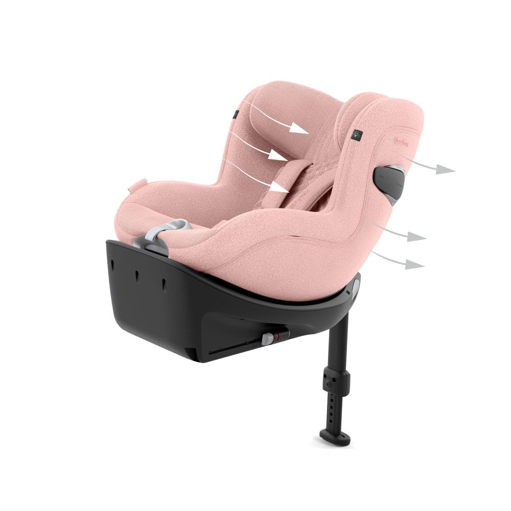 Scaun auto rotativ Cybex Sirona Ti i-Size Plus Peach Pink [11]