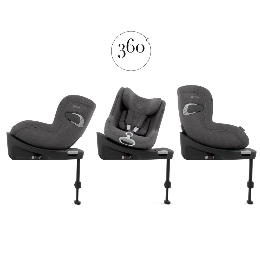 Scaun auto rotativ Cybex Sirona Ti i-Size Plus Mirage Grey [4]