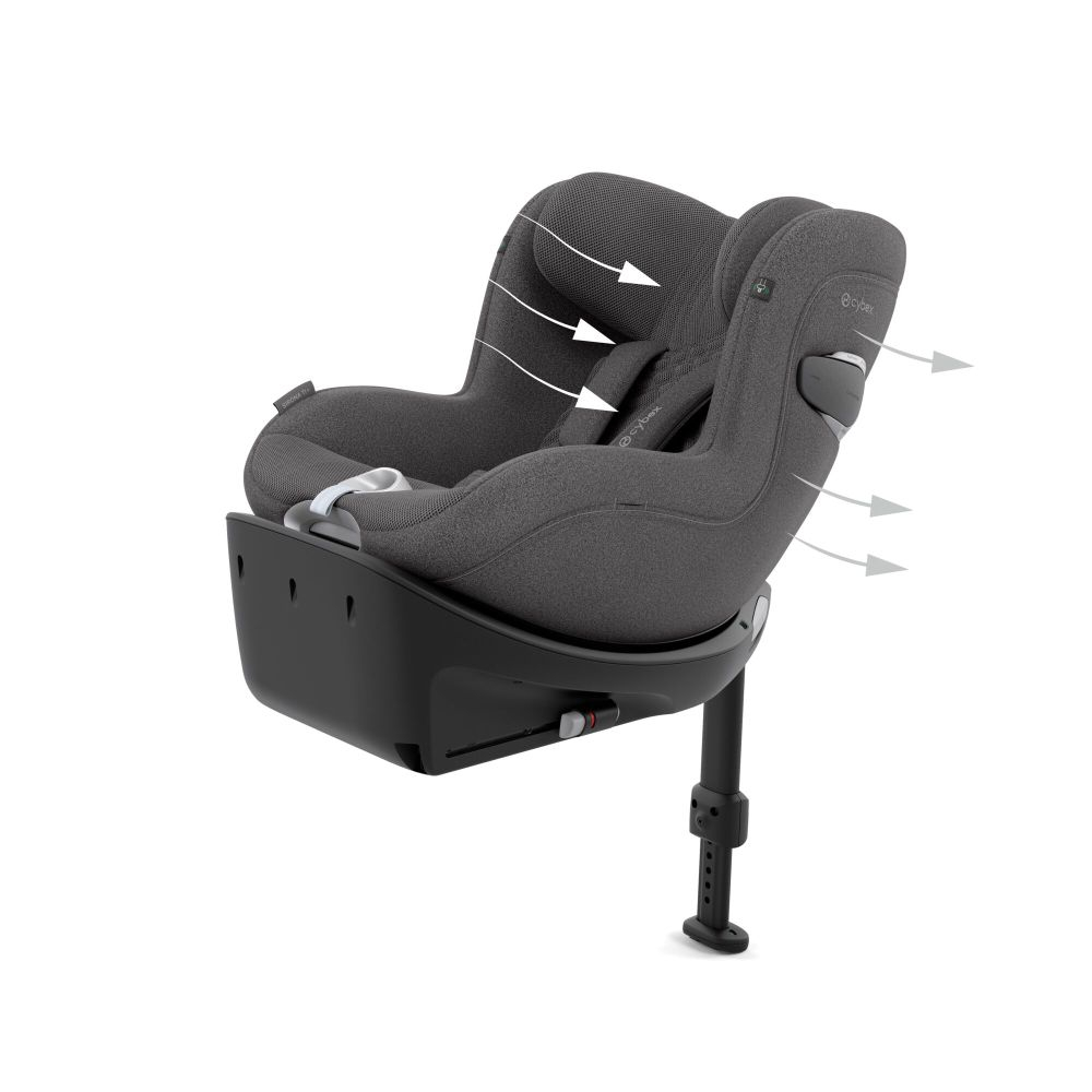 Scaun auto rotativ Cybex Sirona Ti i-Size Plus Mirage Grey [11]