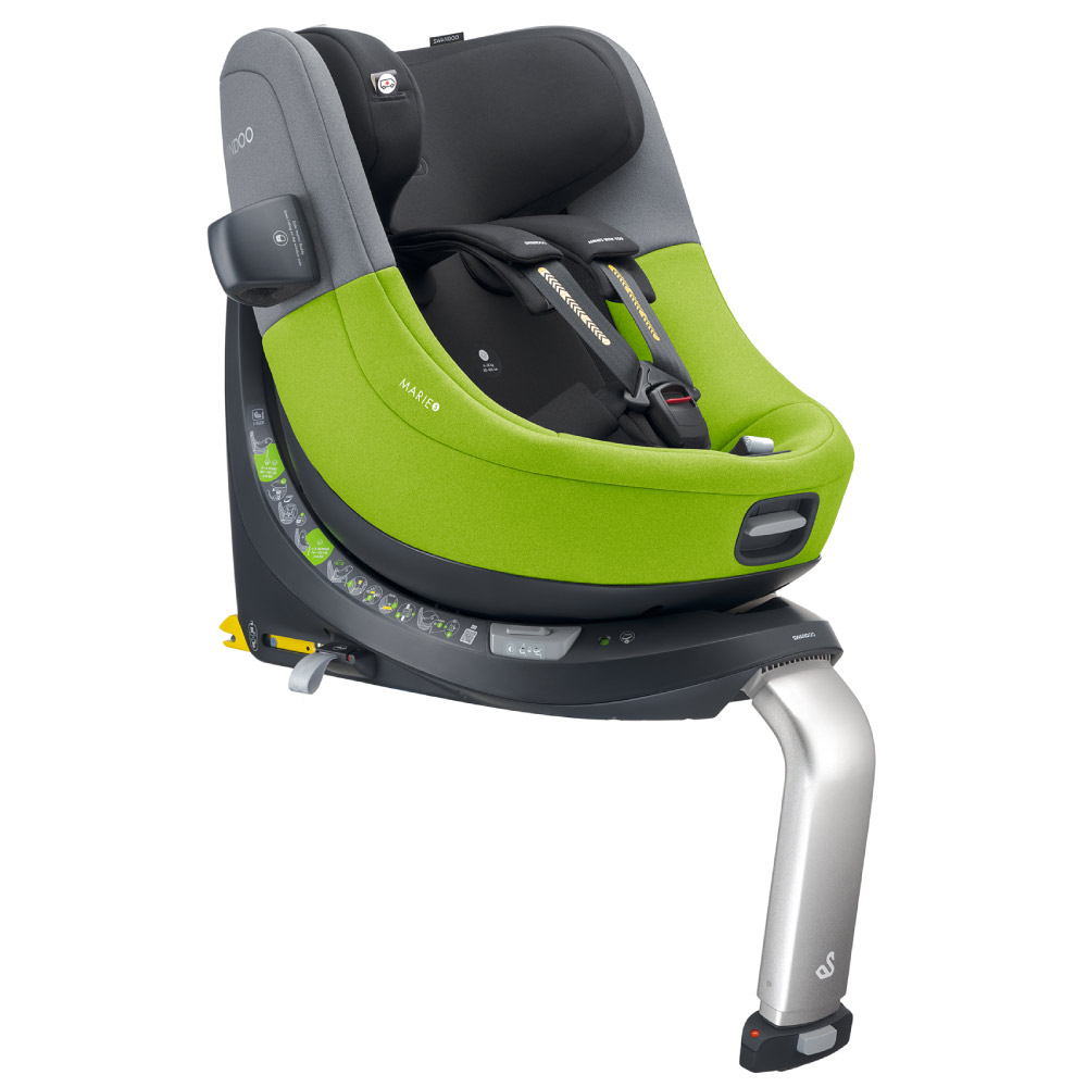 Scaun auto rotativ Swandoo Marie 5 i-Size Lime/Sesame Grey [3]