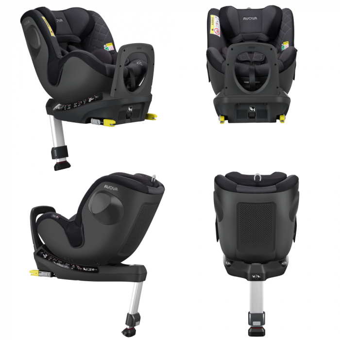Scaun auto Avova Sperber-Fix 61 Grey/Black-Resigilate [5]