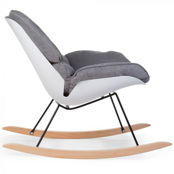 Scaun balansoar Childhome Alb/Gri [2]