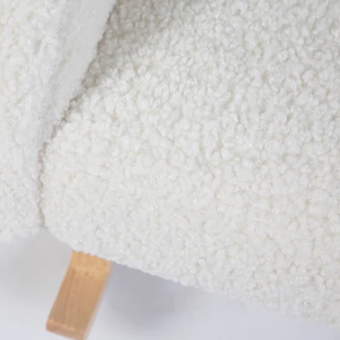 Scaun balansoar pentru copii Childhome Teddy Alb [4]