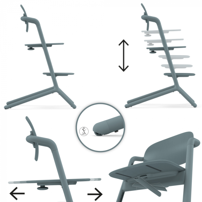 Scaun Cybex LEMO 4 in 1 Stone Blue - Resigilat [7]