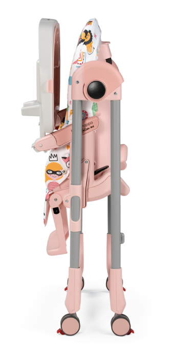 Scaun de masa 2 in 1 Peg Perego Prima Pappa Zero Follow Me, 0-15 Kg, Super Girl, Multicolor [2]