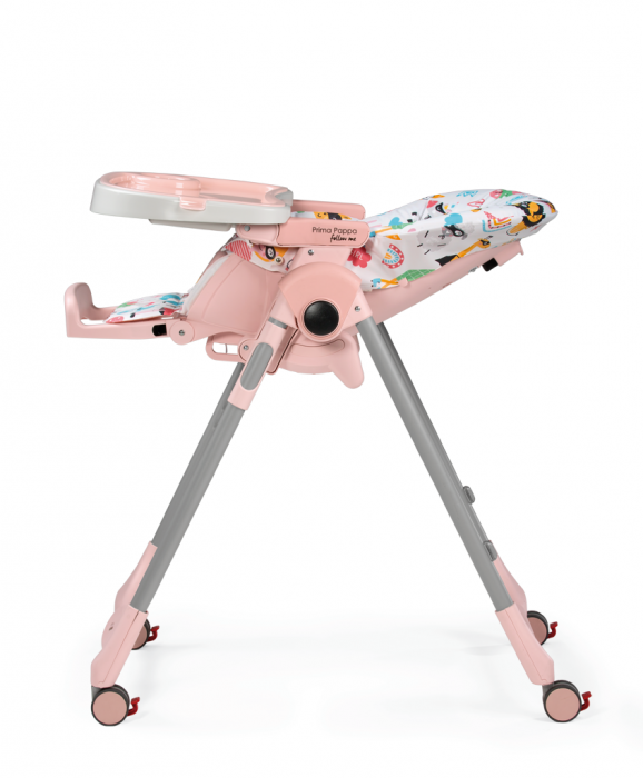 Scaun de masa 2 in 1 Peg Perego Prima Pappa Zero Follow Me, 0-15 Kg, Super Girl, Multicolor [3]