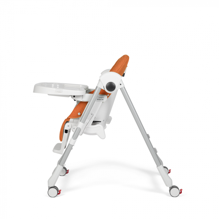Scaun de masa 2 in 1 Peg Perego Prima Pappa Zero Follow Me, 0-15 Kg, Wonder Orange, Portocaliu [9]