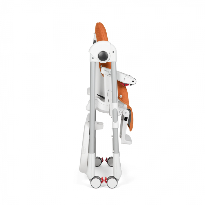 Scaun de masa 2 in 1 Peg Perego Prima Pappa Zero Follow Me, 0-15 Kg, Wonder Orange, Portocaliu [6]