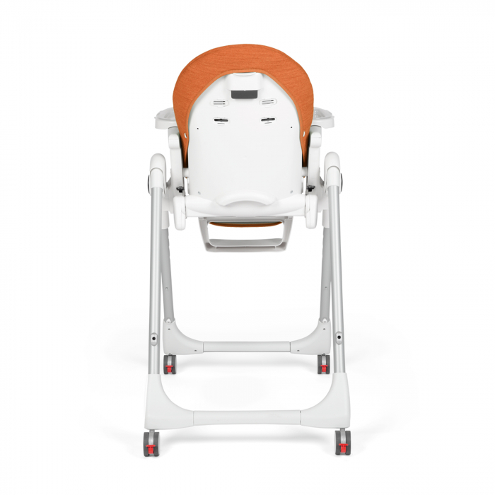 Scaun de masa 2 in 1 Peg Perego Prima Pappa Zero Follow Me, 0-15 Kg, Wonder Orange, Portocaliu [5]