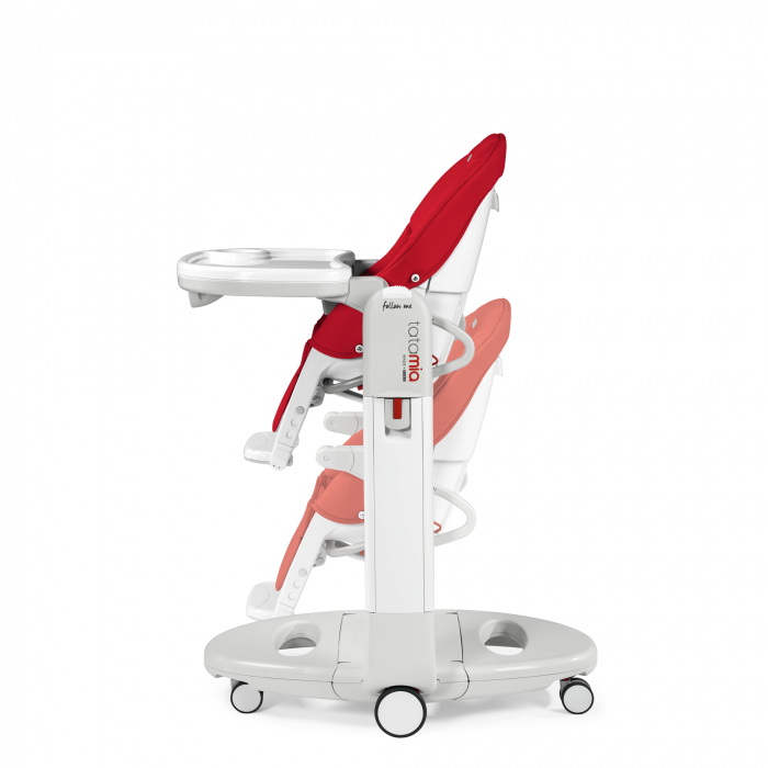 Scaun de masa 3 in 1 Peg Perego Tatamia Follow Me, 0-15 Kg, Fragola, Visiniu [4]
