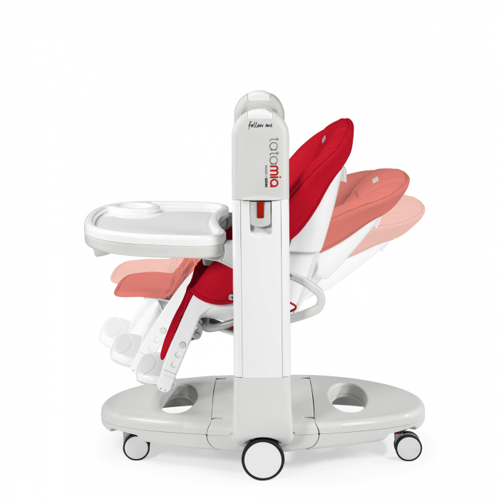Scaun de masa 3 in 1 Peg Perego Tatamia Follow Me, 0-15 Kg, Fragola, Visiniu [7]