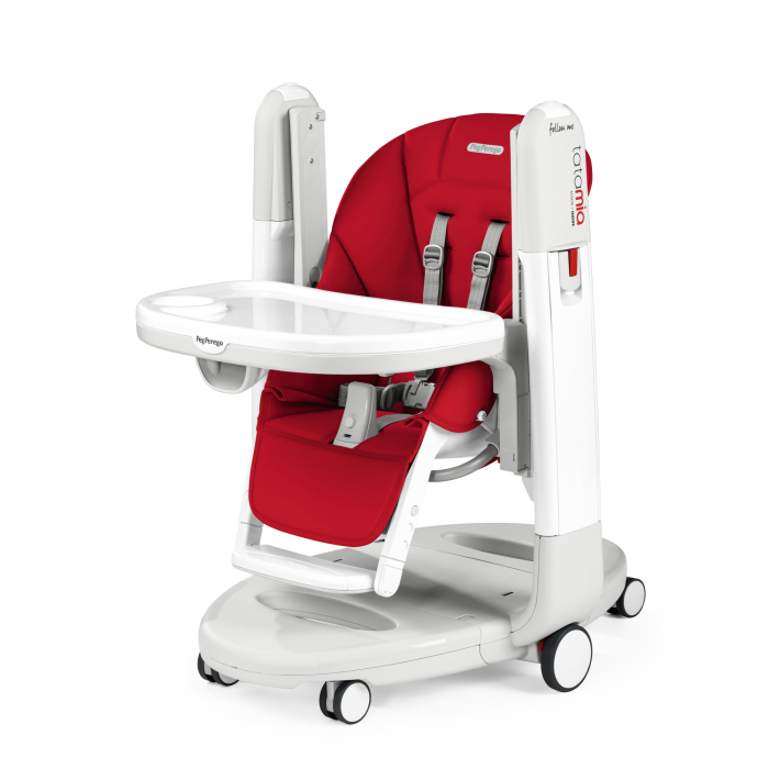 Scaun de masa 3 in 1 Peg Perego Tatamia Follow Me, 0-15 Kg, Fragola, Visiniu [11]