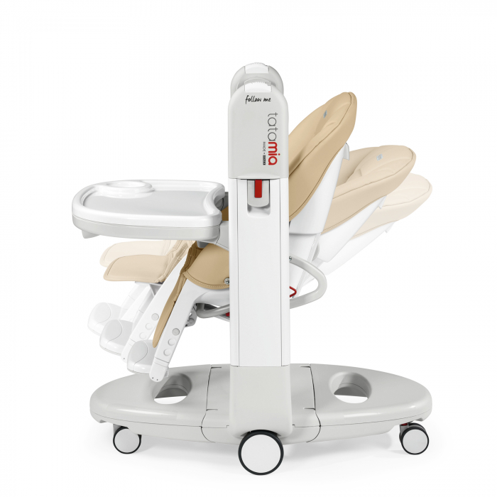 Scaun de masa 3 in 1 Peg Perego Tatamia Follow Me, 0-15 Kg, Paloma, Bej [10]