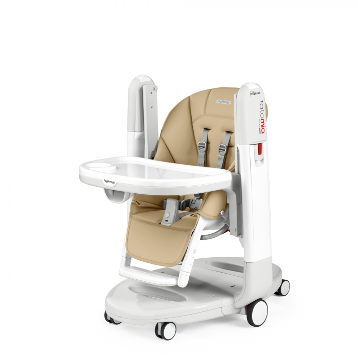 Scaun de masa 3 in 1 Peg Perego Tatamia Follow Me, 0-15 Kg, Paloma, Bej [3]