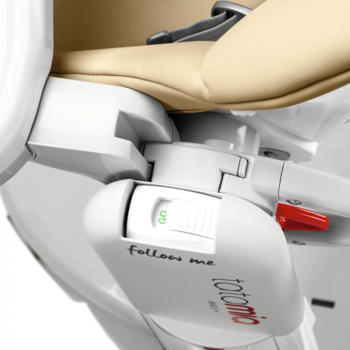 Scaun de masa 3 in 1 Peg Perego Tatamia Follow Me, 0-15 Kg, Paloma, Bej [11]